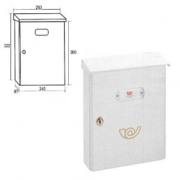 BUZON COLONIA 10 BLANCO 02210