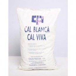 CAL VIVA EN PIEDRA SACO 15...
