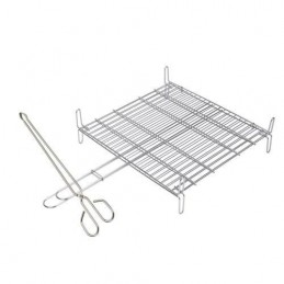 PARRILLA DOBLE INOX. 18/8...