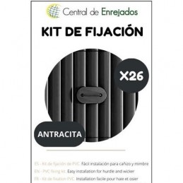 KIT FIJACION ANTRACITA 26UNI