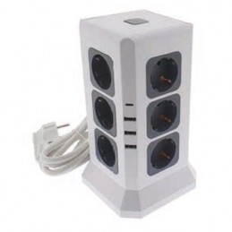 BASE TORRE 12 TOMAS Y 3 USB...