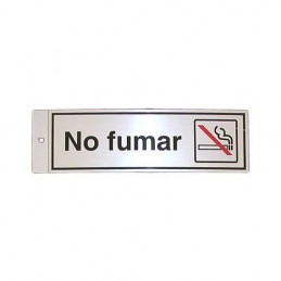 SILUETA ALUMINIO NO FUMAR 022